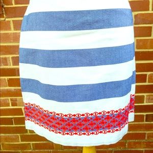 Vineyard Vines Embroidered Skirt